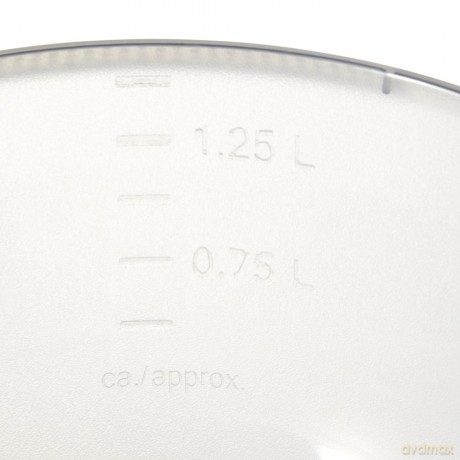 Miska Okrągła 20cm 1,5l z Wylewką Transparent (10551)