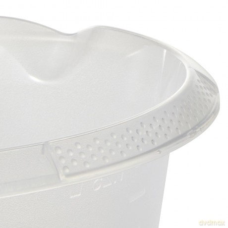 Miska Okrągła 20cm 1,5l z Wylewką Transparent (10551)