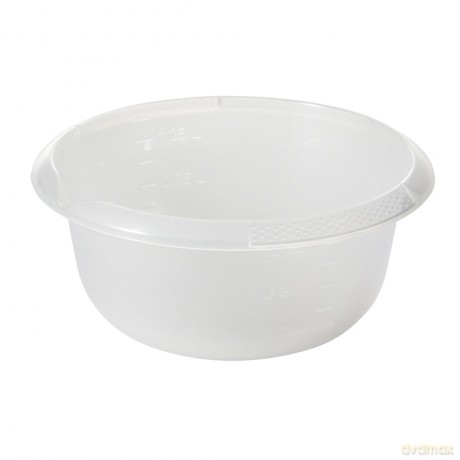 Miska Okrągła 20cm 1,5l z Wylewką Transparent (10551)