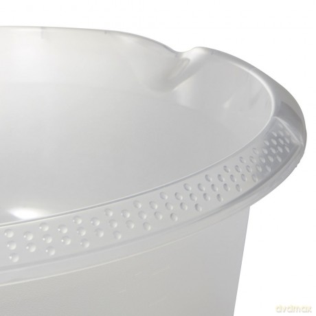 Miska Okrągła 36cm 9l z Wylewką Transparent (10555)