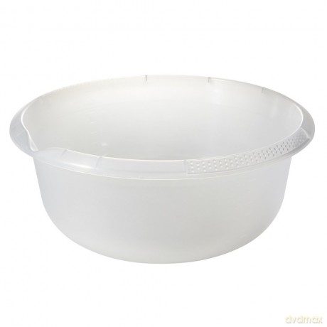 Miska Okrągła 36cm 9l z Wylewką Transparent (10555)