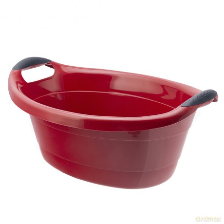 Miska Owalna 25l Bordowa (4531)