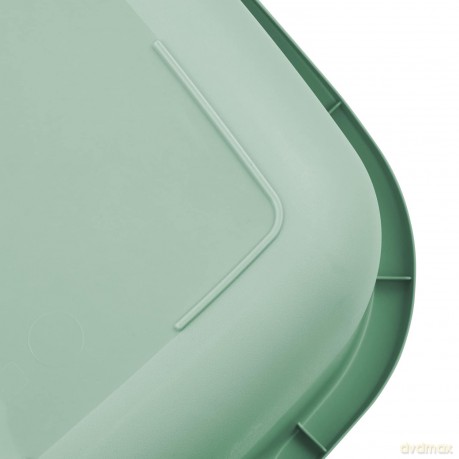 Miska Prostokątna 38x32cm 9l z Wylewką Nordic Green (10558)