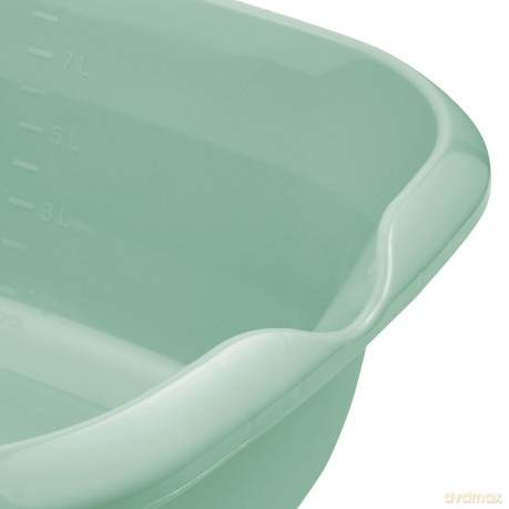 Miska Prostokątna 38x32cm 9l z Wylewką Nordic Green (10558)