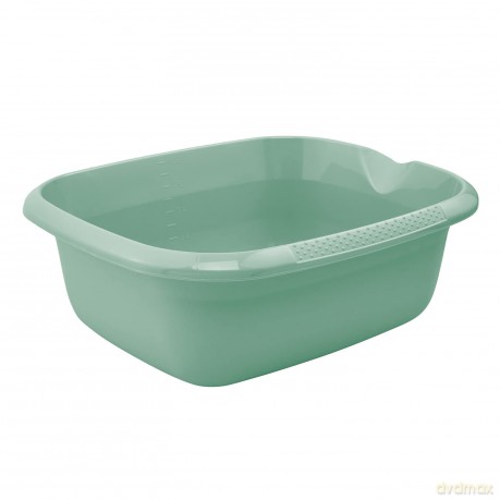 Miska Prostokątna 38x32cm 9l z Wylewką Nordic Green (10558)
