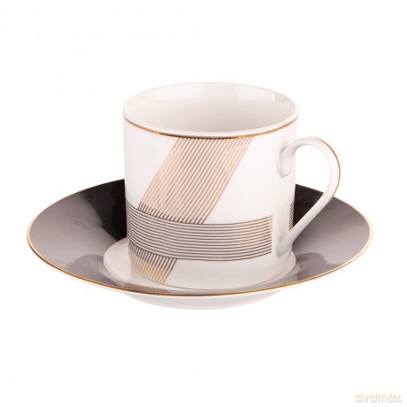 Modern Art Filiżanka Nbc 200 Ml Ze Spodkiem 15,5 cm w Opasce