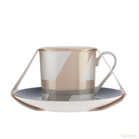 Modern Art Filiżanka Nbc 200 Ml Ze Spodkiem 15,5 cm w Opasce