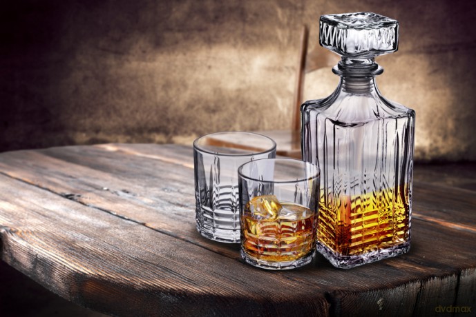 Muscat Zestaw Do Whisky Karafka 900 Ml + 4 Szklanki 330 Ml