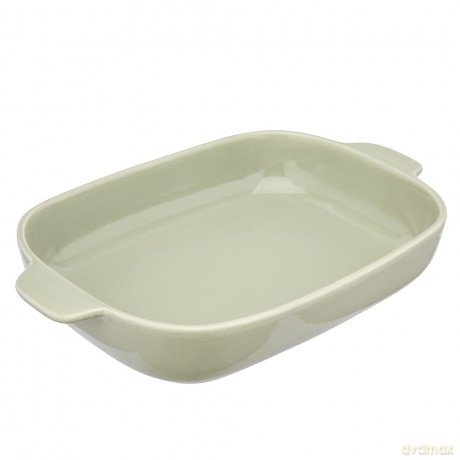 Naczynie Ceramiczne Do Zapiekania 33,5x22x5 cm 1900 Ml Jasna Zieleń