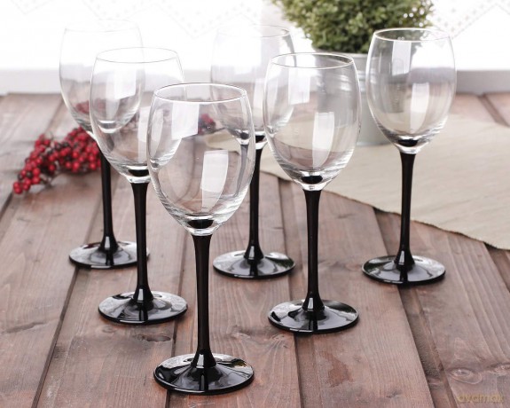 Onyx Kpl.6 Kieliszków Wino Białe 250 Ml