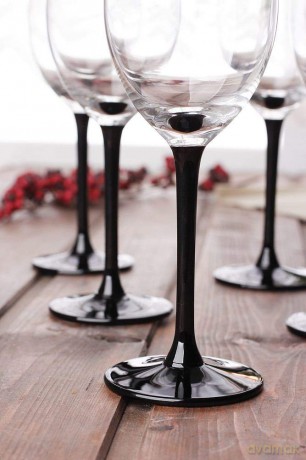 Onyx Kpl.6 Kieliszków Wino Białe 250 Ml