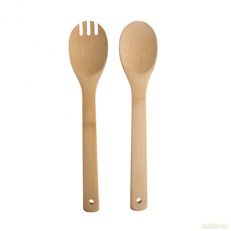 Organic Komplet 2 El. Do Sałaty Bambusowy 30 cm