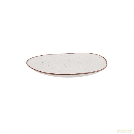 Organic Sand Talerz Deserowy 19,5 cm Porcelana Nbc