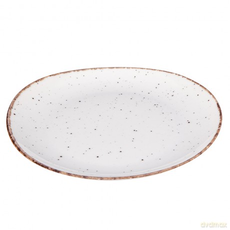 Organic Sand Talerz Deserowy 19,5 cm Porcelana Nbc