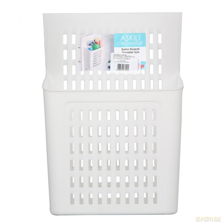 Organizer Wiszący Biały 10x25x35cm