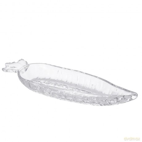 Patera Szklana Marchewka 16,5x8x3,5 cm