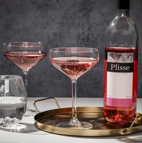 Plisse Kpl.4 Kieliszków Prosseco 300ml
