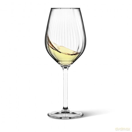 Plisse Kpl.4 Kieliszków Wino 380ml