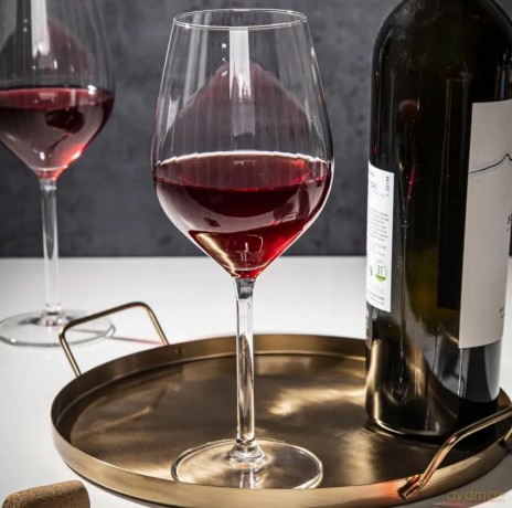 Plisse Kpl.4 Kieliszków Wino Czerwone 500ml
