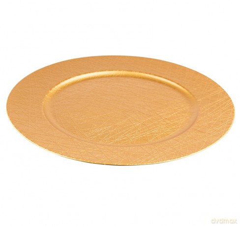 Podkładka Pod Talerz Dek. Pajęczyna Śr. 33 cm Złota