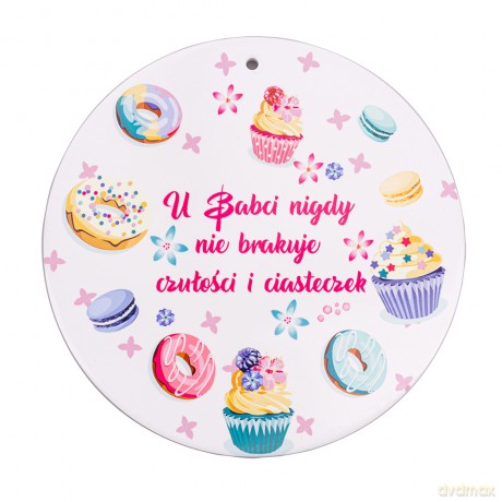 Podstawka Ceramiczna Pod Garnek 20 cm Dek. Babcine Słodkości