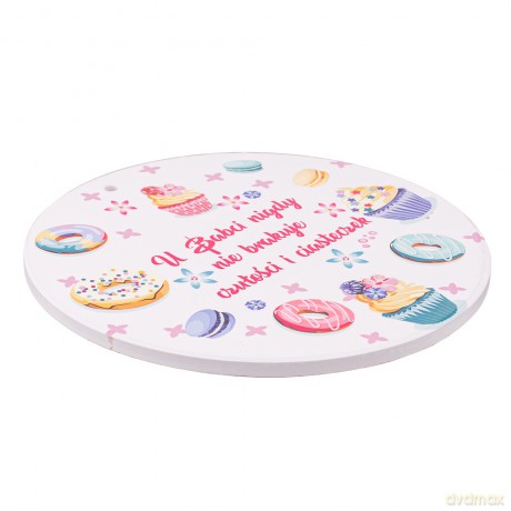 Podstawka Ceramiczna Pod Garnek 20 cm Dek. Babcine Słodkości