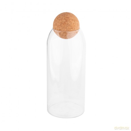 Pojemnik Borosilikat 1000ml z Korkowym Zamknięciem
