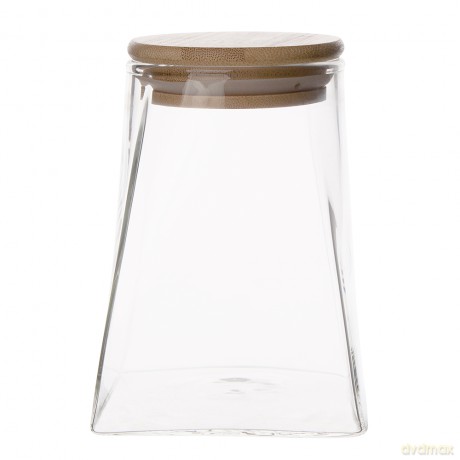Pojemnik Borosilikat z Bambusową Pokrywką 950ml (Color Box)