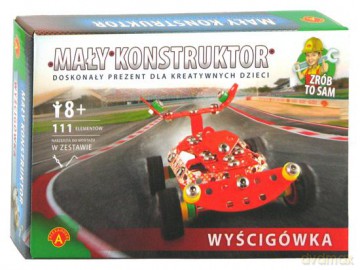 Mały konstruktor - Wyścigówka [ZABAWKA]