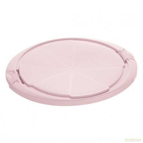 Pojemnik Na Ciasto Okrągły 33,5x38x17cm Nordic Pink (10776)