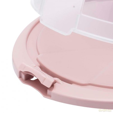 Pojemnik Na Ciasto Okrągły 33,5x38x17cm Nordic Pink (10776)