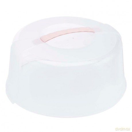 Pojemnik Na Ciasto Okrągły 33,5x38x17cm Nordic Pink (10776)