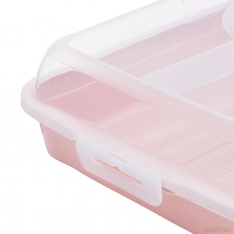 Pojemnik Na Ciasto Party-Butler 34,5x34,5x10,5cm Nordic Pink (10664)