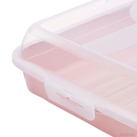 Pojemnik Na Ciasto Party-Butler 43x29,5x10,5cm Nordic Pink (10665)