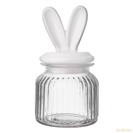 Pojemnik Relief 650ml z Ceramiczna Pokrywką Uszy