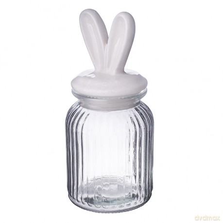 Pojemnik Relief 900ml z Ceramiczna Pokrywką Uszy