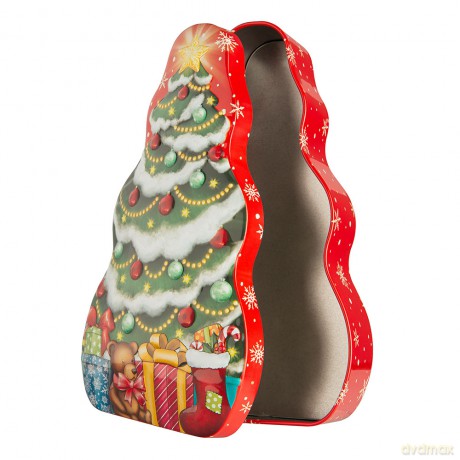 Puszka Choinka 13x23x6 cm