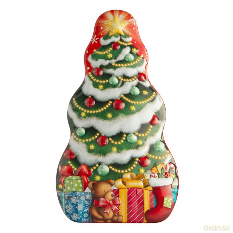Puszka Choinka 13x23x6 cm