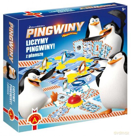 Pingwiny z Madagaskaru - Liczymy pingwiny [GRA]