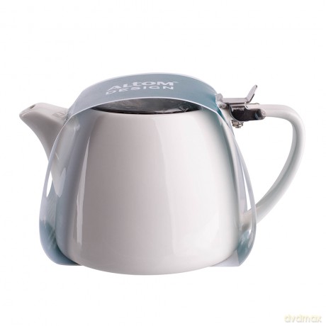 Regular Czajnik z Zaparzaczem 550 Ml Porcelana Kremowa w Opasce