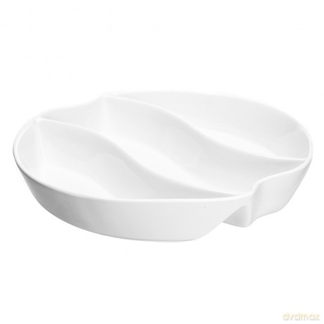 Regular Naczynie 3 - Dzielne 25 cm Porcelana Kremowa