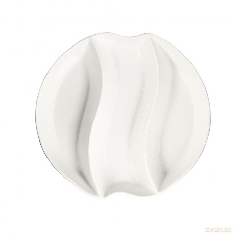 Regular Naczynie 3 - Dzielne 25 cm Porcelana Kremowa