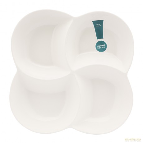 Regular Naczynie 4 - Dzielne 21,5cm Porcelana Kremowa