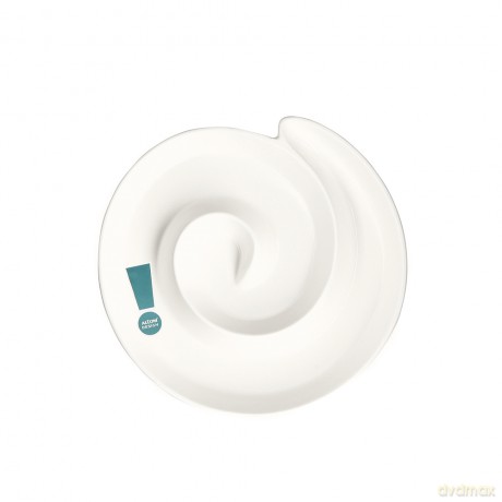 Regular Naczynie Ślimak 20 cm Porcelana Kremowa