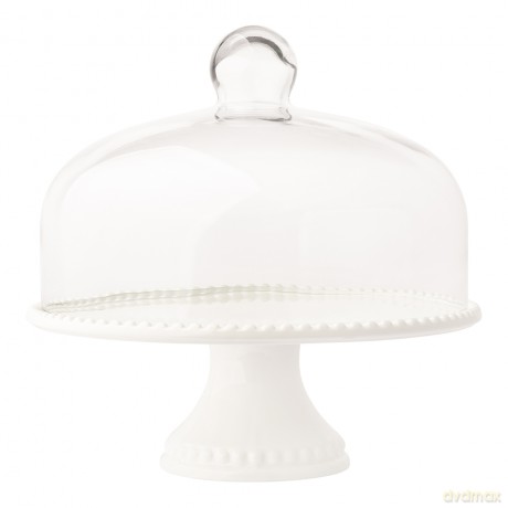 Regular Patera Do Tortu 27,5x26cm z Pokrywą Szklaną Color Box New