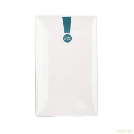 Regular Półmisek Prostokątny 26 cm Porcelana Kremowa