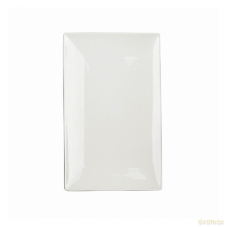 Regular Półmisek Prostokątny 26 cm Porcelana Kremowa