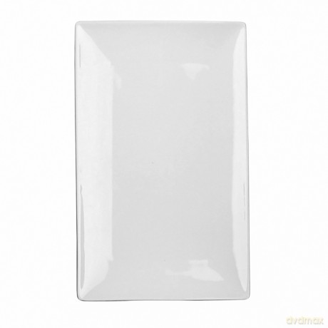 Regular Półmisek Prostokątny 31 cm Porcelana Kremowa