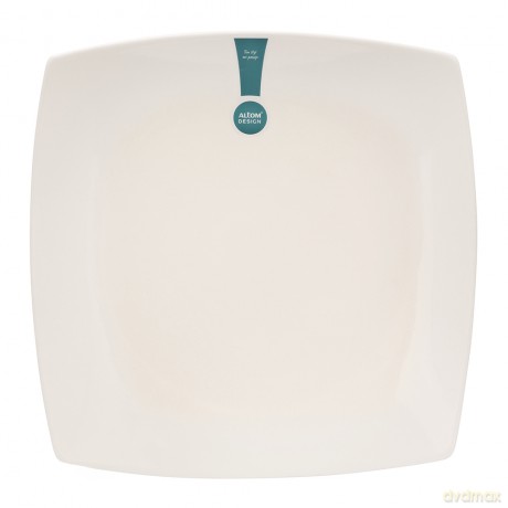 Regular Talerz Płytki 27 cm Porcelana Kremowa