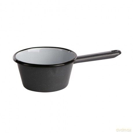Rondel Stożkowy z Trzonkiem I Dzióbkiem 0,45l Śr.12cm Wys.6,5cm Szary Nakrapiany
